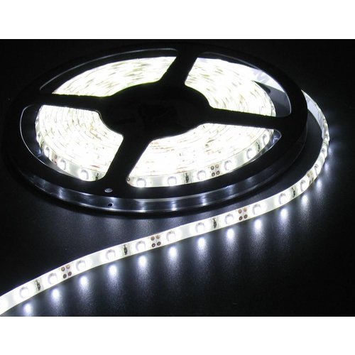 Clear White 5 Meter 60 LED 12V White PCB