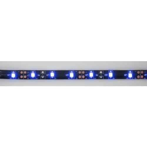 Blue 60led Black PCB 5m IP65