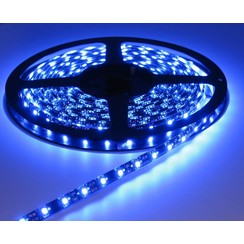 Blauw 60led Zwart pcb 5 meter IP65 Compleet