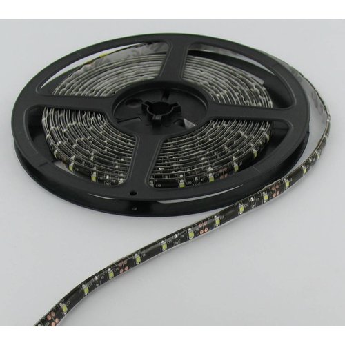 Cold White 60led Black PCB 5m IP65 Complete