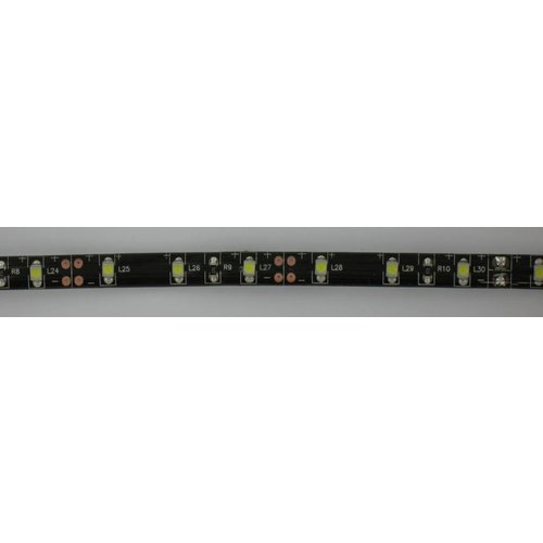 Koud Wit 60led Zwart pcb 5 meter IP65 Compleet