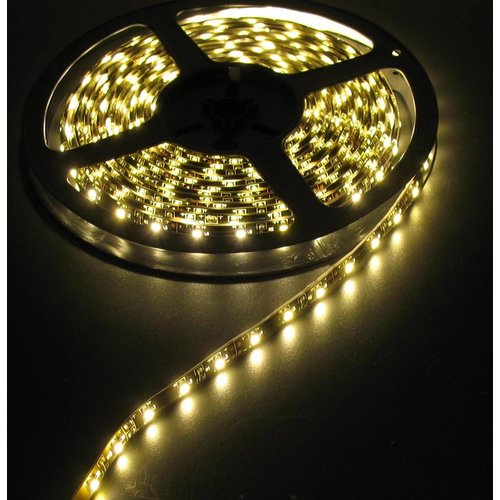 Warm White 5m 60led Black PCB IP65 Complete