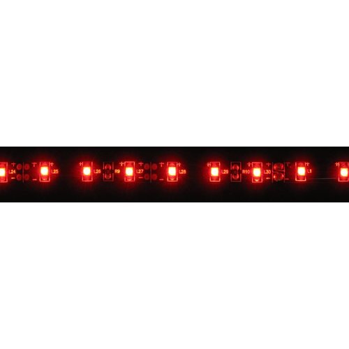 Rouge 60led noir PCB 5m IP65 complète