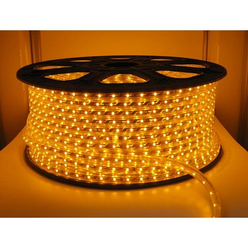 100 Meter High Voltage LED strip Geel