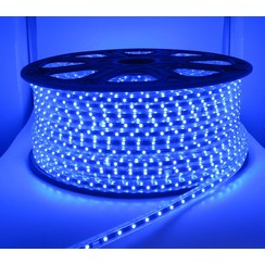 100 Meter High Voltage LED strip Blauw