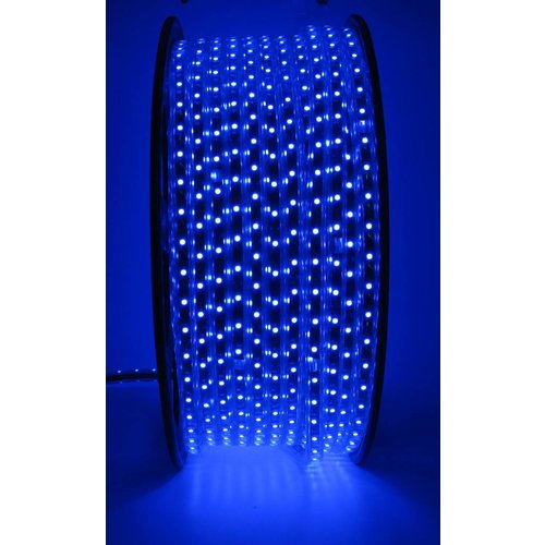 100 Meter High Voltage LED strip Blauw