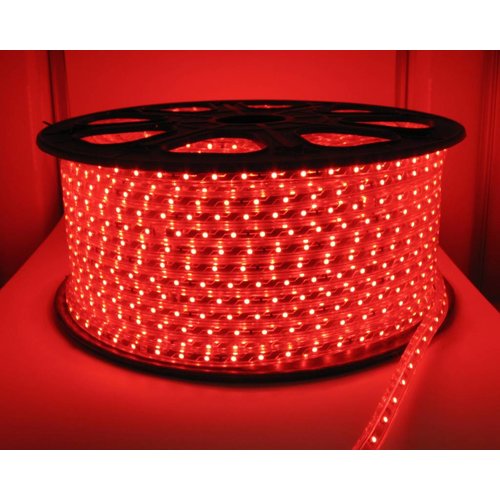 100 Meter High Voltage LED strip Rood