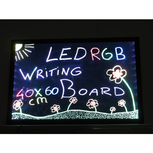 LED Schrijfbord 40 x 30 cm