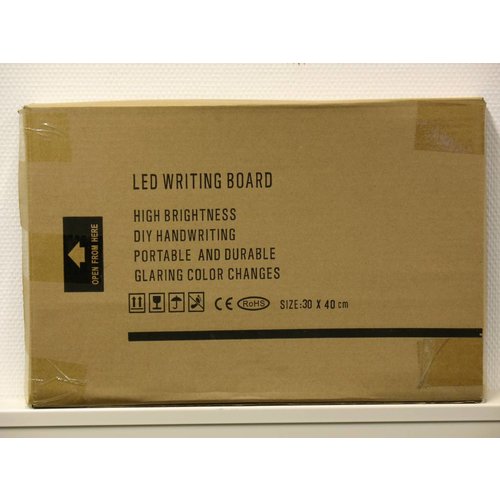 LED Writing board 40 x 30 cm