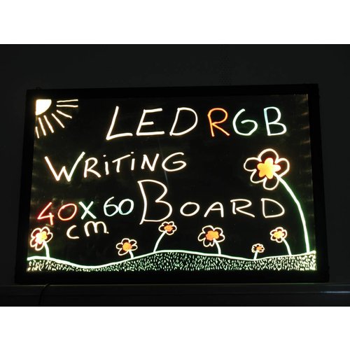 LED Schrijfbord 60 x 40 cm