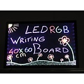 LED Schrijfbord 60 x 40 cm