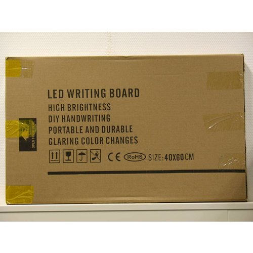 LED Writing board 80 x 60 cm