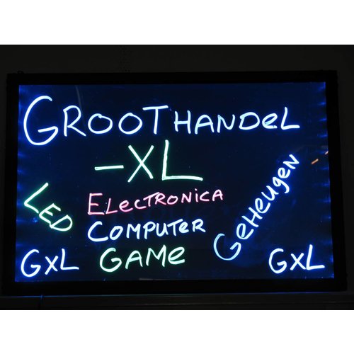 LED Schrijfbord 80 x 60 cm