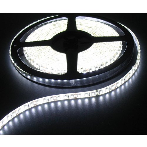 Blanc brillant pcb 5m 120led IP65 complète