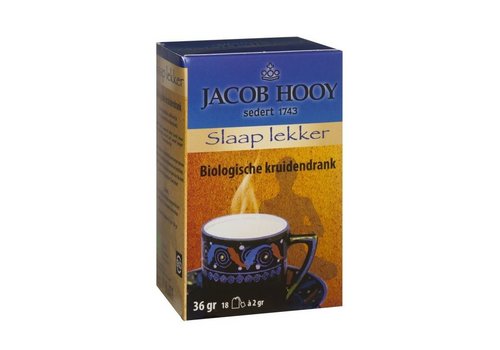 Jacob Hooy Bio thee Slaap Lekker 18 zakjes - Jacob Hooy