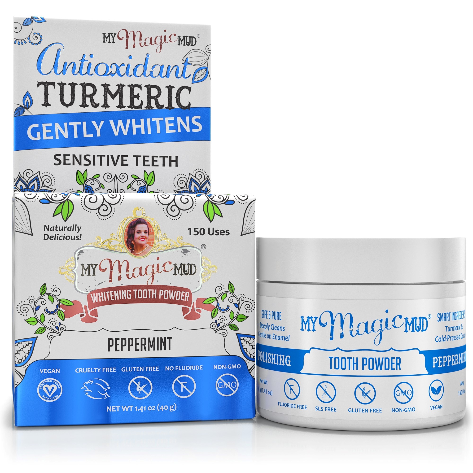 punch Overstijgen Gewend My Magic Mud Kurkuma Tandpoeder - voor gevoelige tanden en tandvlees -  Improve Your Health