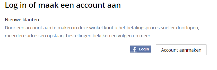 Account aanmaken