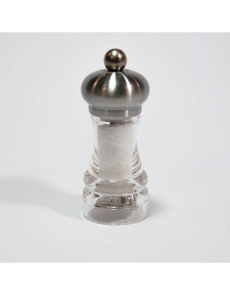 Zoutmolen Transparant Inox