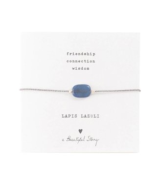 A BEAUTIFUL STORY Gemstone Card Lapis Lazuli