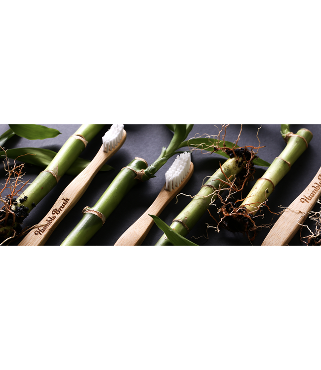 The Humble Co. Bamboe Tandenborstel Geel