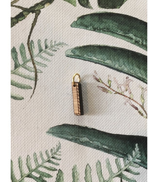 •• Houten letter "I"