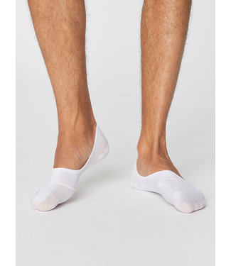 THOUGHT  •• heren No Show Sokken | White