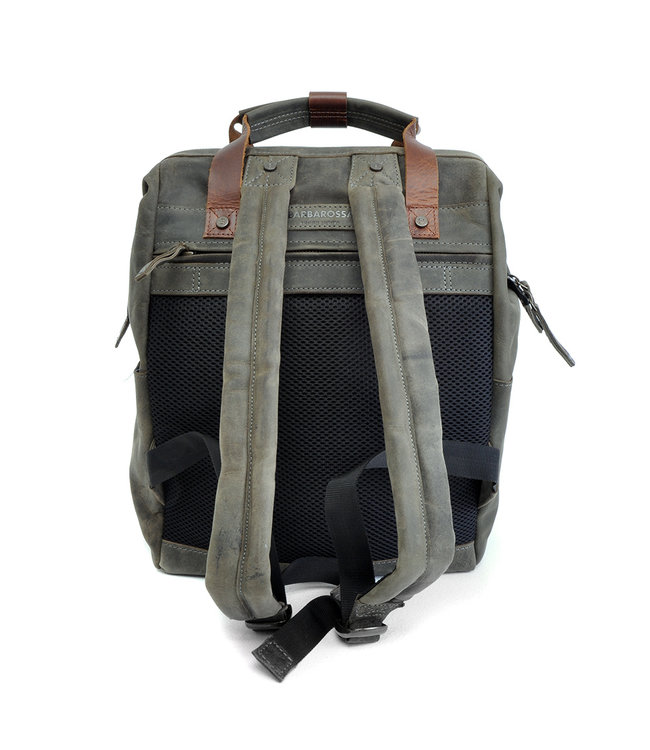 BARBAROSSA Leren Rugzak Ruvido | Military