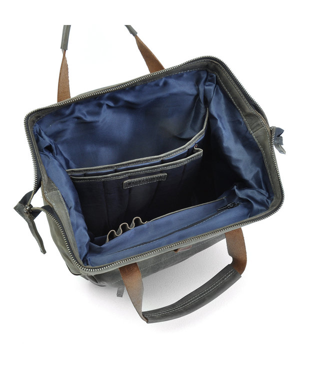 BARBAROSSA Leren Rugzak Ruvido | Military