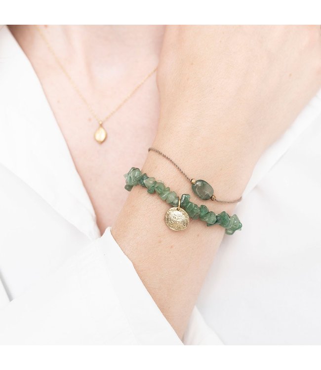 A BEAUTIFUL STORY •• Gemstone Card Aventurijn Gold