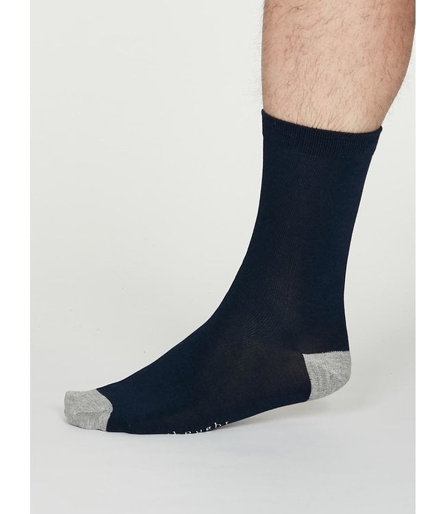 THOUGHT  •• Heren sokken Solid Jack | Navy