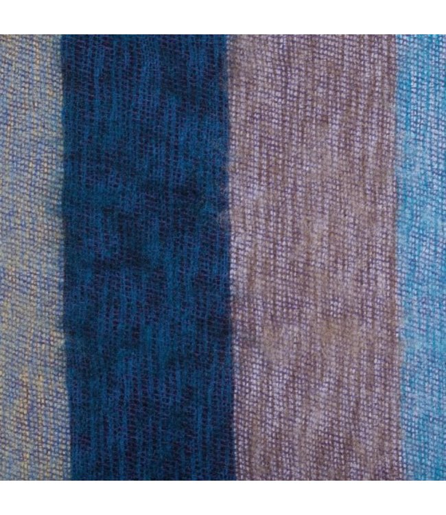 SJAAL MET VERHAAL  •• Sjaal Jeansblauw Blauw