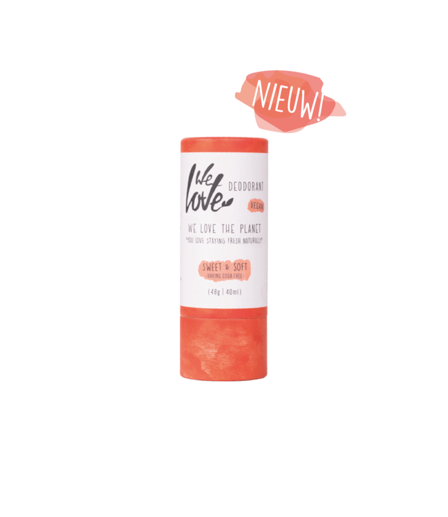 WE LOVE THE PLANET •• Natuurlijke deodorant  stick | Sweet & Soft
