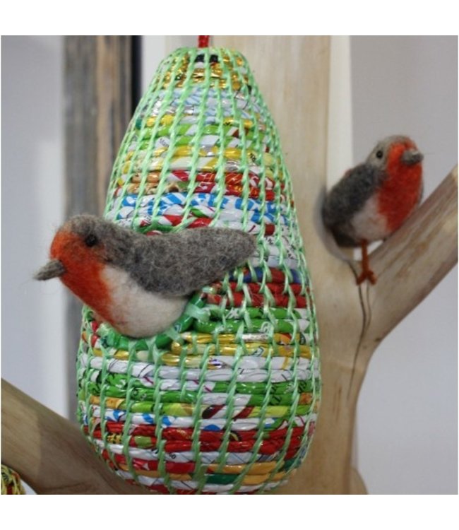 SJAAL MET VERHAAL  •• Roodborstje Vilt