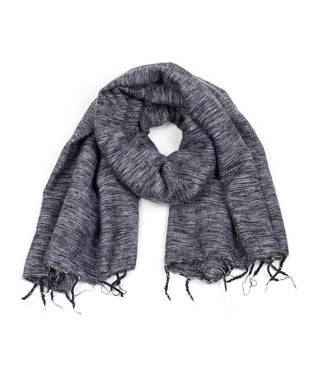 SJAAL MET VERHAAL  •• Sjaal Grijs