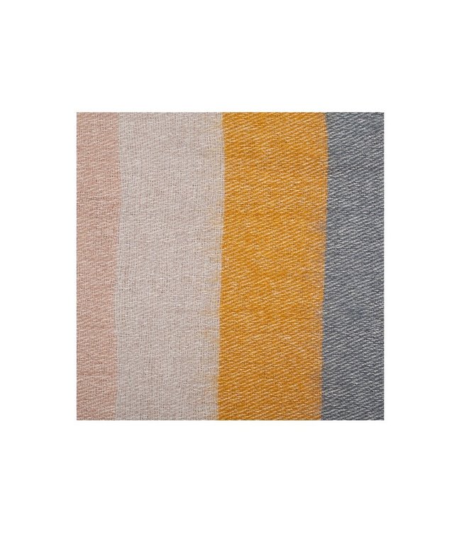 SJAAL MET VERHAAL  •• Kleine Sjaal Okergeel Crème