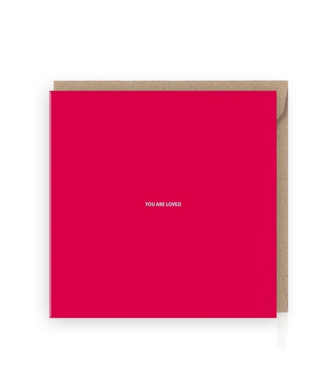 GRAFIQUELIEN •• Wenskaart you are loved