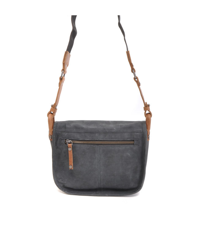 Berba •• leren zadeltas Barbarossa | Navy