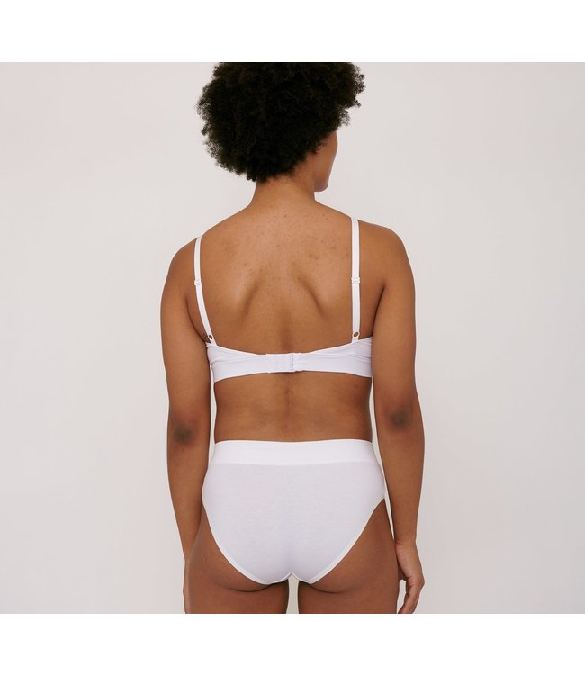 Organic Basics •• Organic Cotton Triangle Bra | Wit