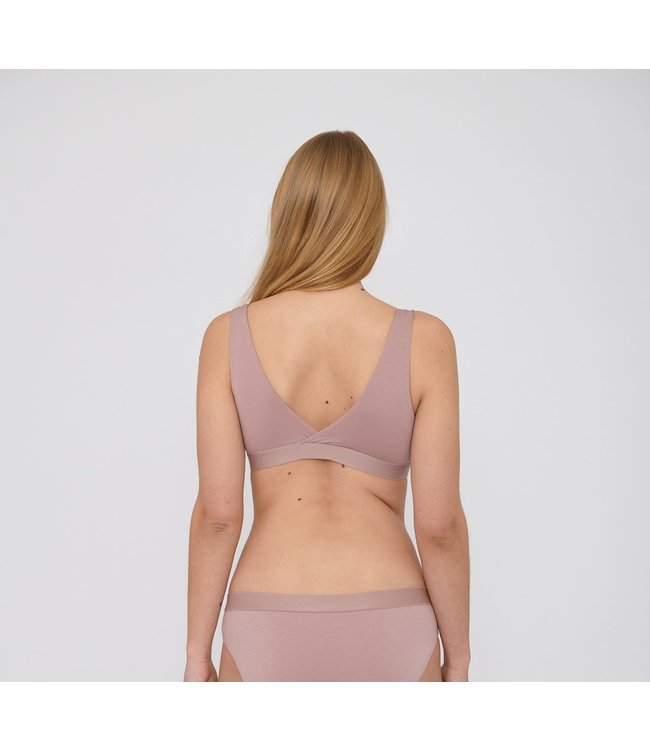 Organic Basics •• TENCEL™ Lite Basic Bralette | Dusty Rose
