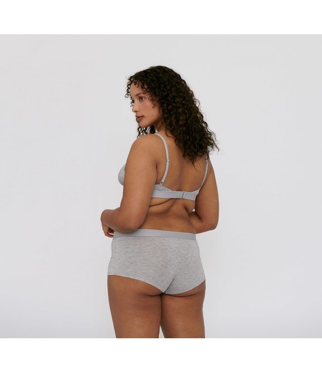 Organic Basics •• TENCEL™ Lite Shorty 2-pack | Grey Melange