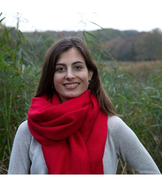 SJAAL MET VERHAAL  •• Sjaal Rood