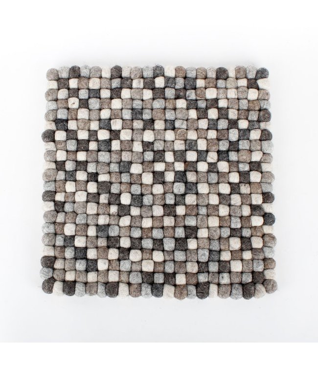 SJAAL MET VERHAAL  •• Onderzetter Vierkant Naturel -Small