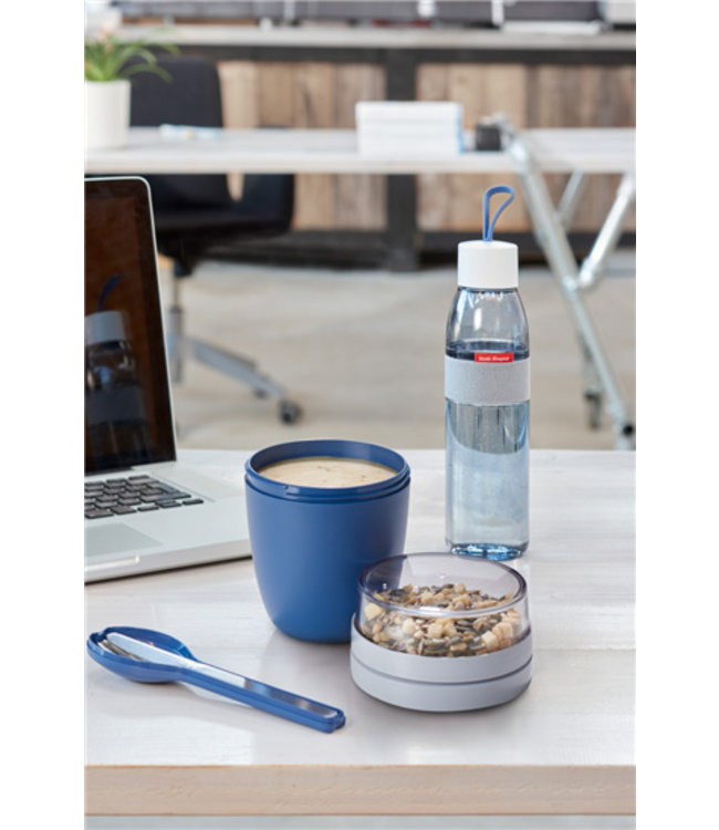 •• Lunchpot Ellipse geïsoleerd -Natural Brushed