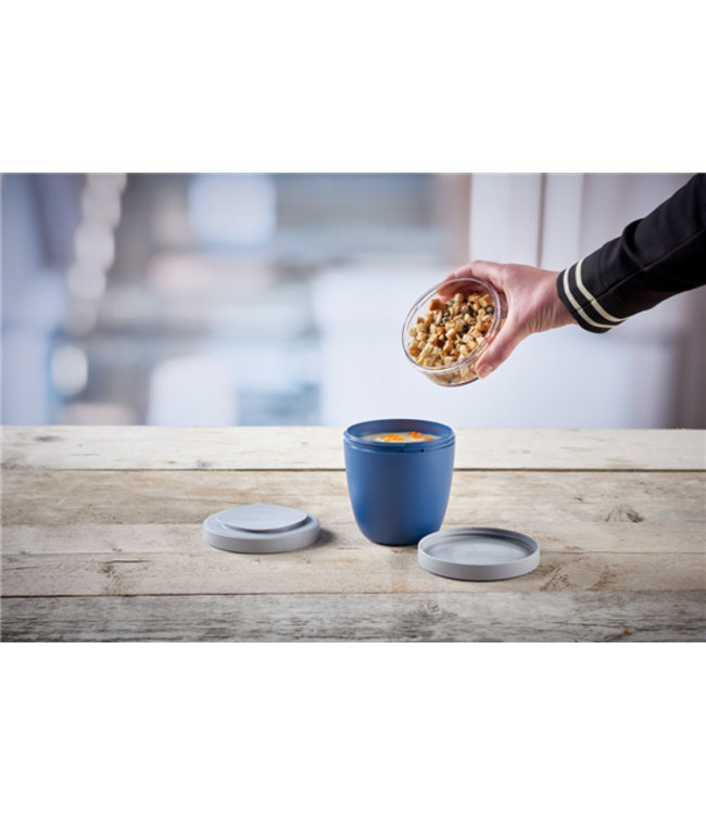 •• Lunchpot Ellipse geïsoleerd -Natural Brushed