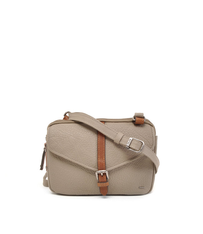 Berba •• Leren crossbody-tas Chamonix ~in dust