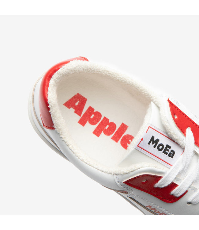 MoEa •• Sneaker GEN1 - APPLE WHITE & RED