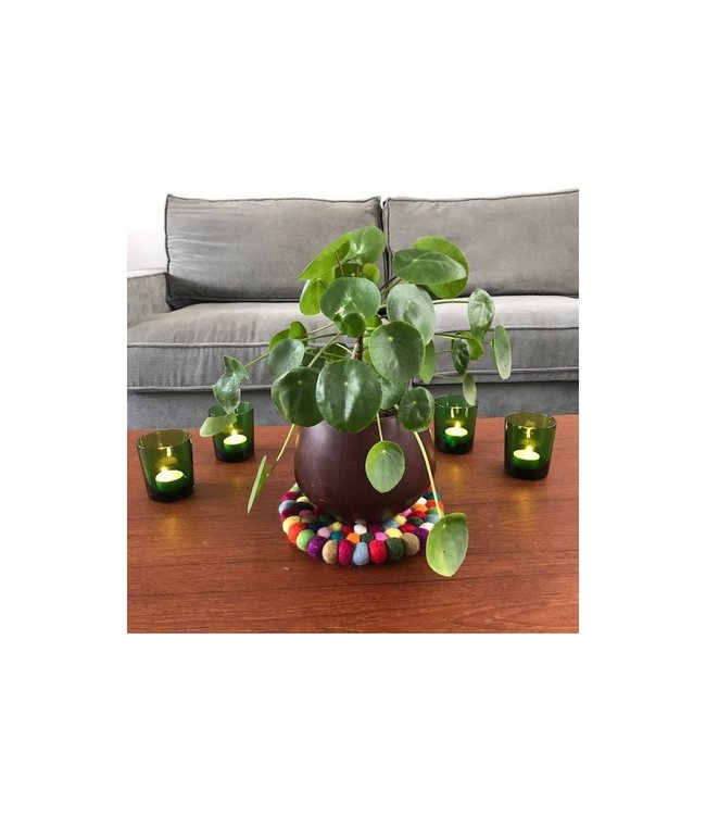 SJAAL MET VERHAAL  Onderzetter Rond Multicolor