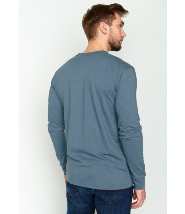 GREENBOMB •• Shirt Animal Bear Lazy Raw  | Thunder Grey