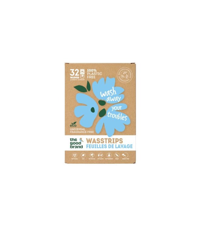 •• WASSTRIPS SCENT FREE | 32 WASBEURTEN