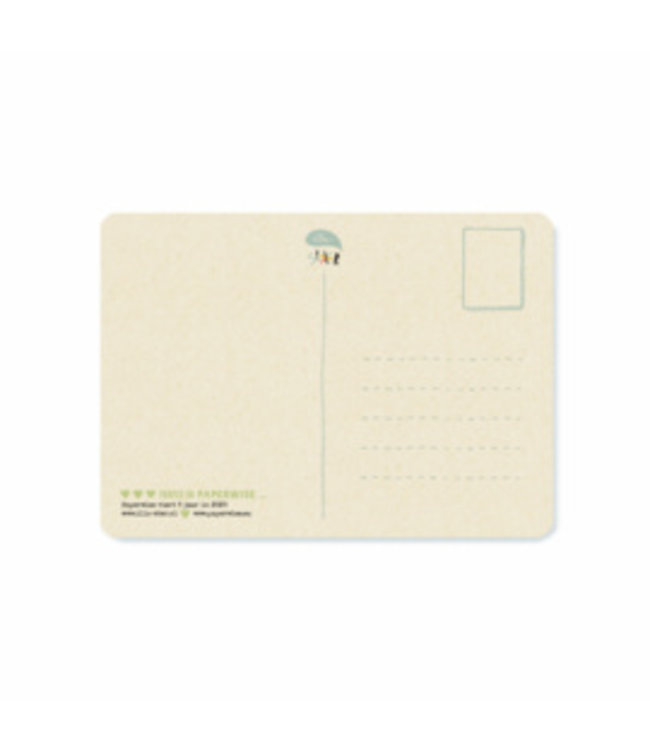 Illu-ster •• Ansichtkaart of A5 print | Winter Fox